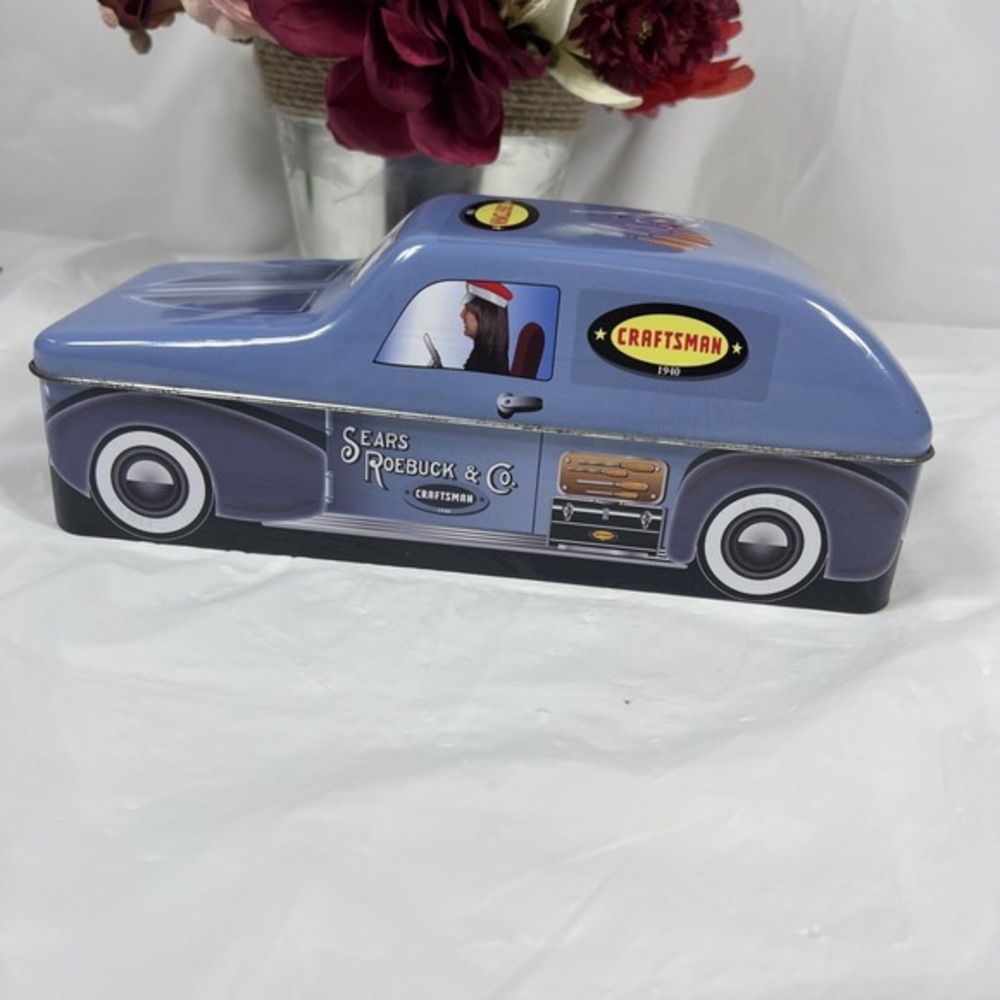 2008 Sears Roebuck & Co. Craftsman Blue Car Collectible Tin 4th Edition